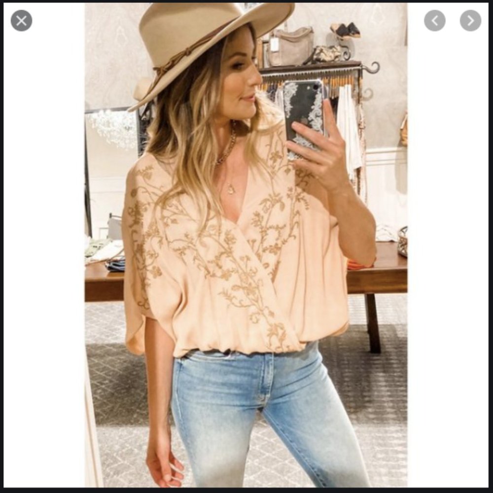 Free people Summer Lover Bodysuit S NWT